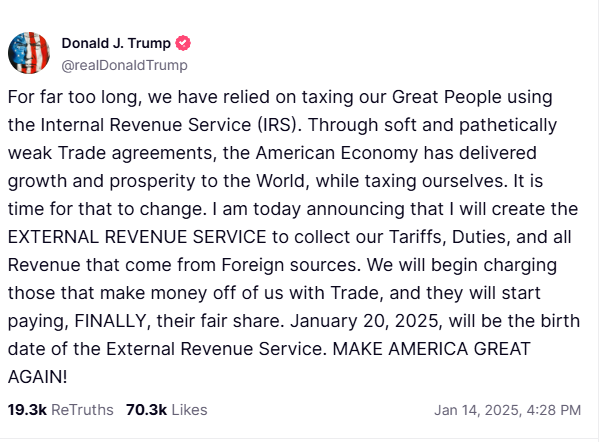 Trump Announcement